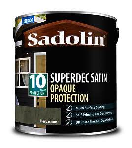 Sadolin Superdec Satin Opaque Wood Finish Herbaceous 2.5L