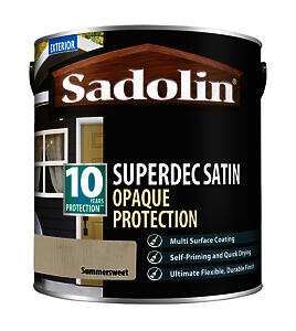 Sadolin Superdec Satin Opaque Wood Finish Summersweet 2.5L