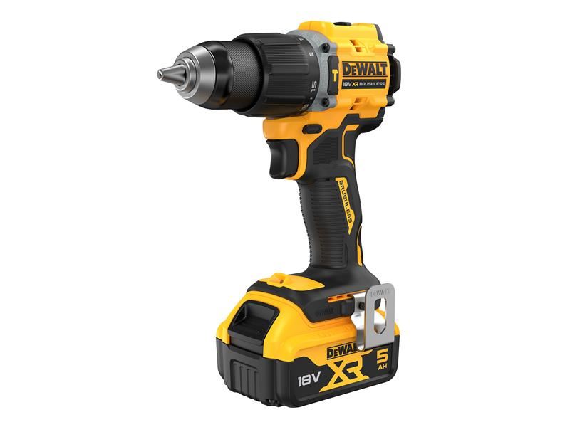 DeWALT Power Tools DCD799P2T XR Brushless Combi Drill 18V 2 x 5.0Ah Li-ion DeWALT Power Tools - RockBottom Northampton