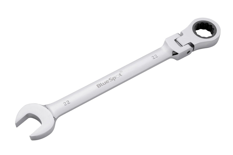 Blue Spot Tools Chrome Vanadium Ratchet Spanner Flexible Head (180°)