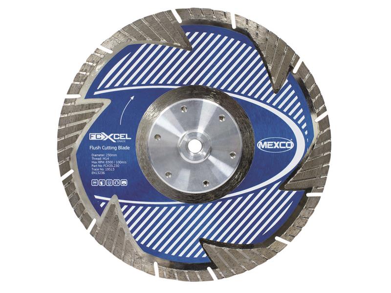 MEXCO - FCXCEL Grade Flush Cut Diamond Blade 230 x 22mm