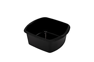 Addis 8L Small Rectangular Washing Up Bowl Black