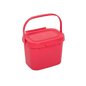 Addis Kitchen Compost Caddy Pomegranate