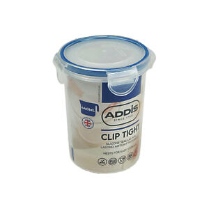 Addis Clip Tight Round Storage Container 440ml