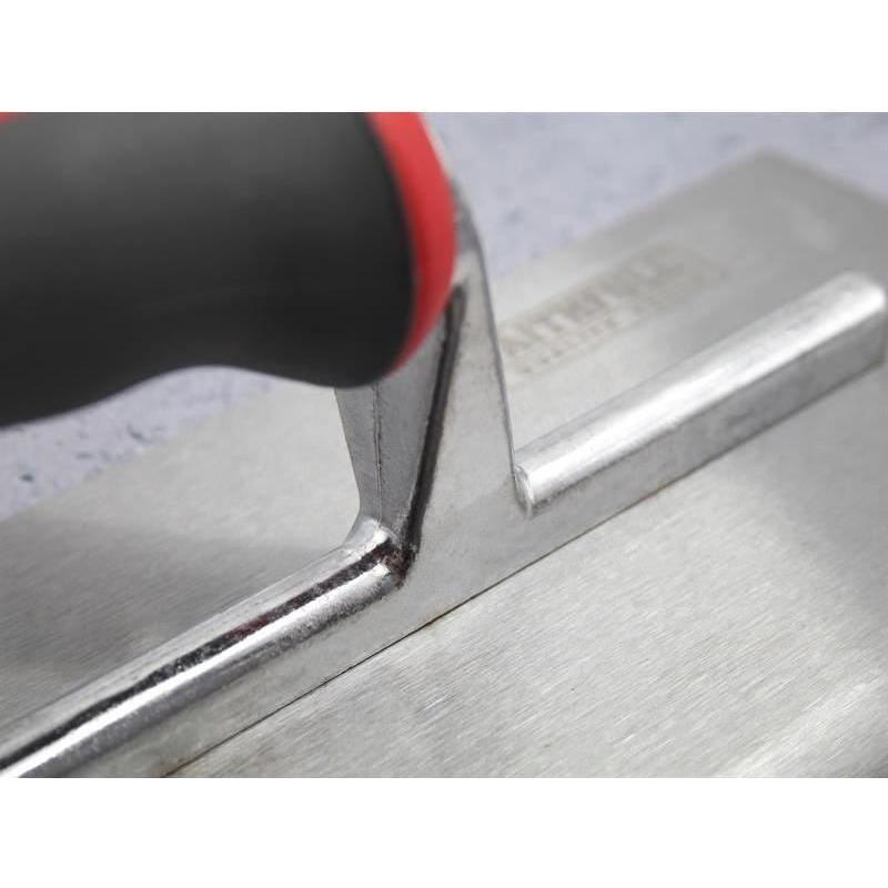 Faithfull Edging Trowel Soft Grip Handle 11 x 4.3/4in Faithfull - RockBottom Northampton