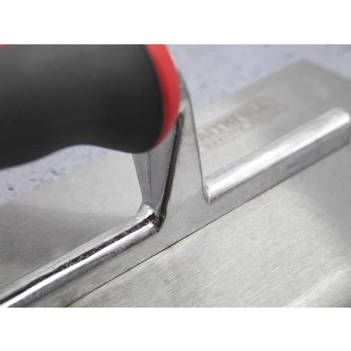 Faithfull Edging Trowel Soft Grip Handle 11 x 4.3/4in Faithfull - RockBottom Northampton