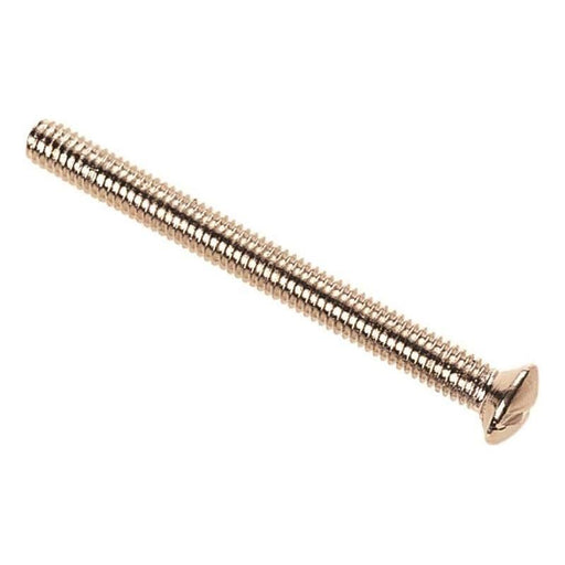 Dencon Nickle Plated Switch/Socket Plate Screws 3.5 x 38mm (Pack of 10) Dencon - RockBottom Northampton
