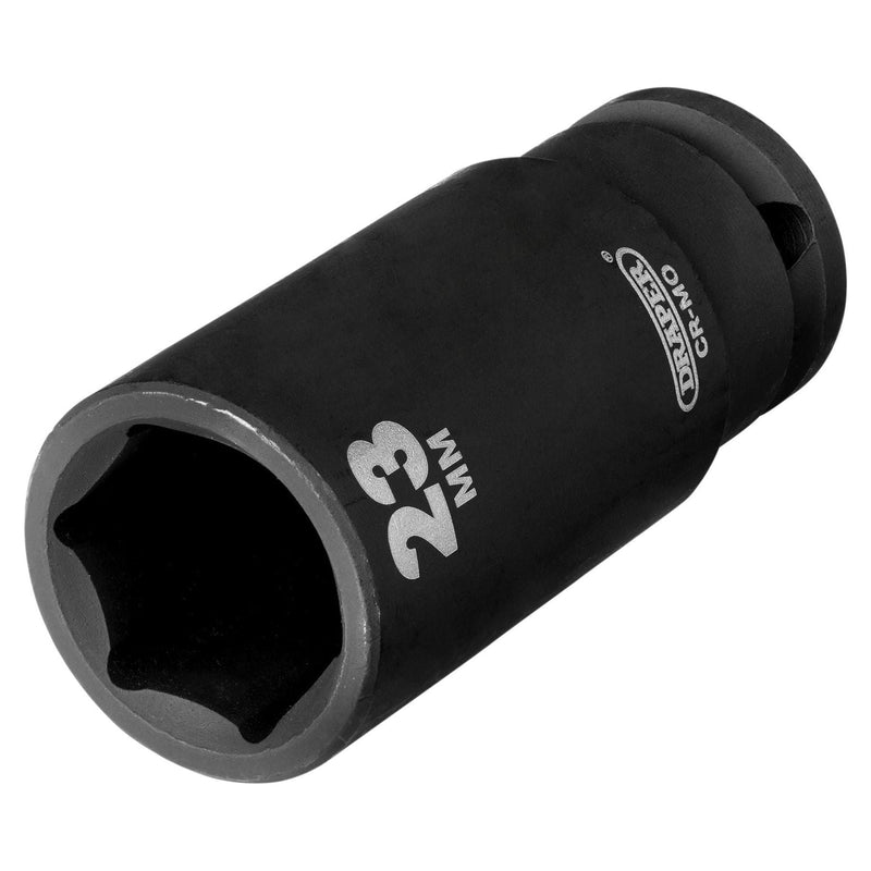 Draper Draper Hi-TORQ Deep Impact Socket, 1/2" Sq. Dr., 23mm Draper - Town Tools
