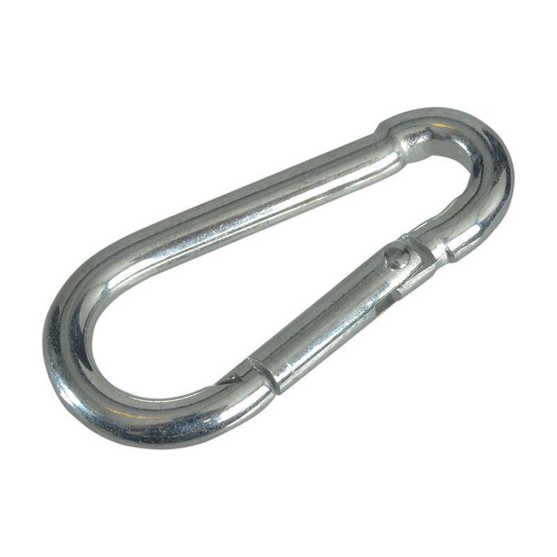 Faithfull Fire Brigade Snap Hook 4mm Zinc Plated (Pack 4) Faithfull - RockBottom Northampton