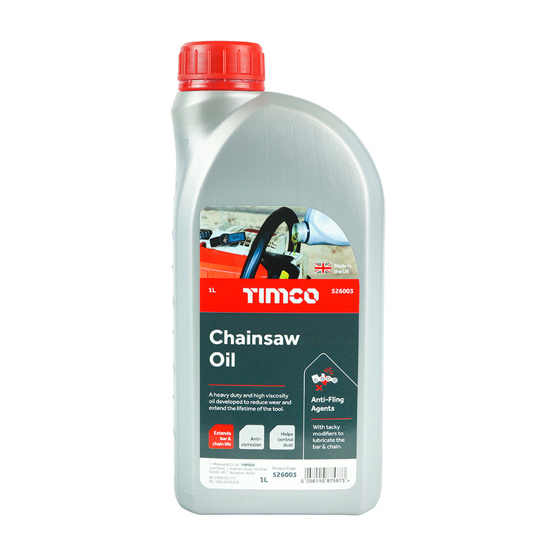 TIMCO Chainsaw Oil, Premium Anti-Fling Lubricant