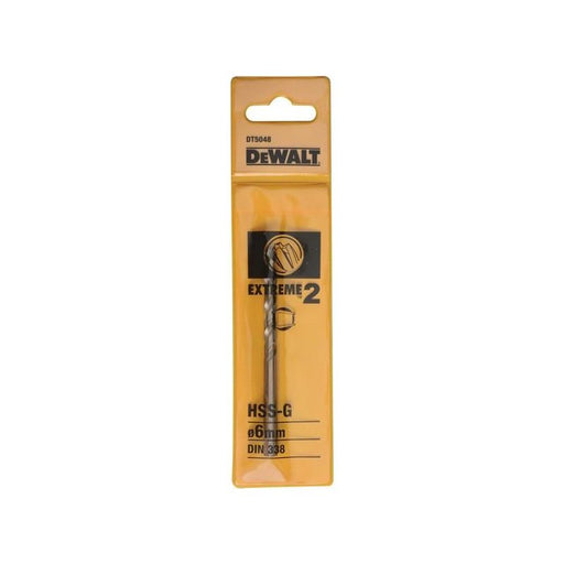Dewalt Power Tools Extreme 2 Metal Drill Bit 6.0mm OL:93mm WL:57mm DeWALT Power Tools - RockBottom Northampton