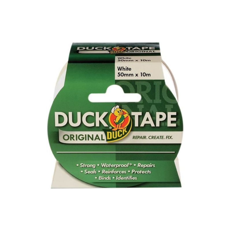 Shurtape Duck Tape® Original 50mm x 10m White Shurtape - RockBottom Nothampton