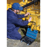 Draper MM/AF Combined Socket Set, 1/4" Sq. Dr. (75 Piece) 16448 Draper - Town Tools 