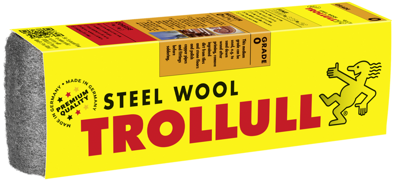 Trollull Steel Wool Grade 0 200g Sleeves