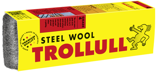 Trollull Steel Wool Grade 4 200g Sleeve