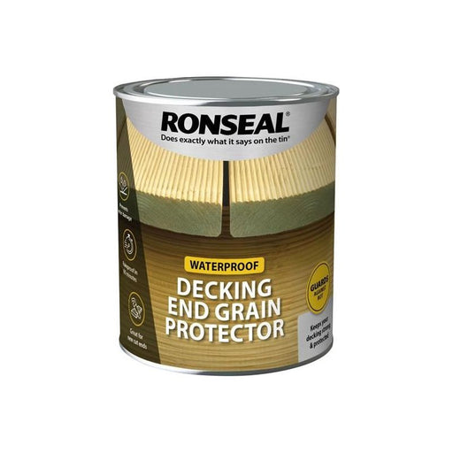 Ronseal Decking End Grain Protector Green 750ml Ronseal - RockBottom Nothampton