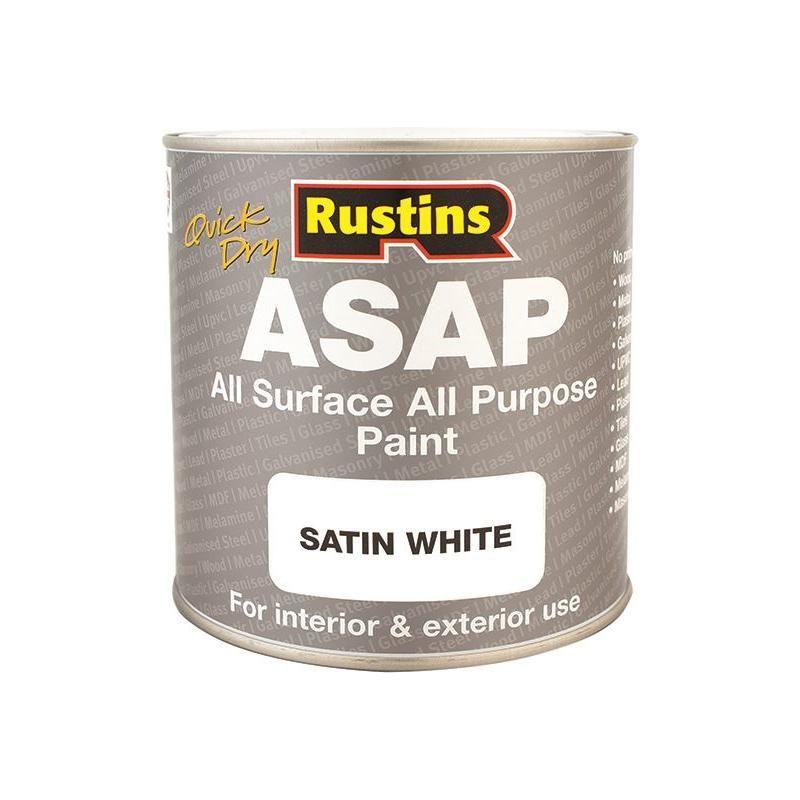 Rustins ASAP Paint White 250ml Rustins - RockBottom Nothampton