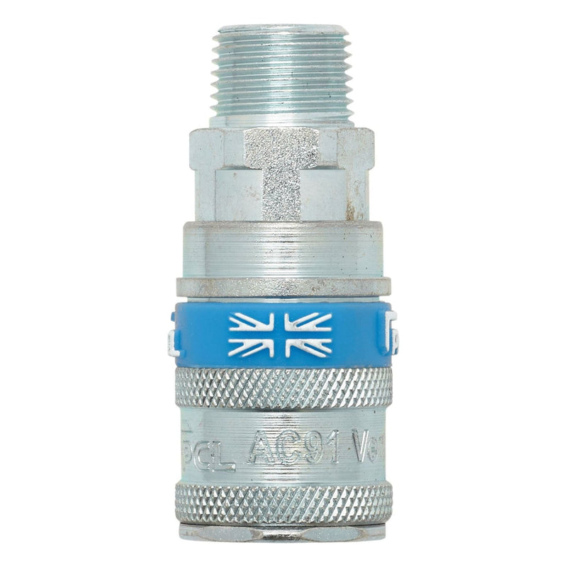 Draper 3/8" BSP Taper Male Thread Vertex Air Coupling Draper - Town Tools