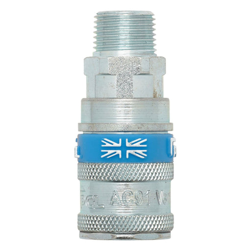 Draper 3/8" BSP Taper Male Thread Vertex Air Coupling Draper - Town Tools