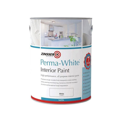 Zinsser Perma-White® Interior Paint Satin 2.5 litre Zinsser - RockBottom Northampton