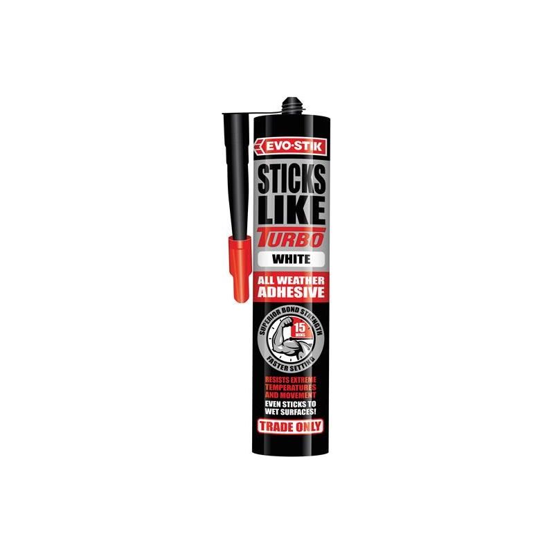 Evo-Stik Sticks Like Turbo White 290ml EVO-STIK - RockBottom Northamptin