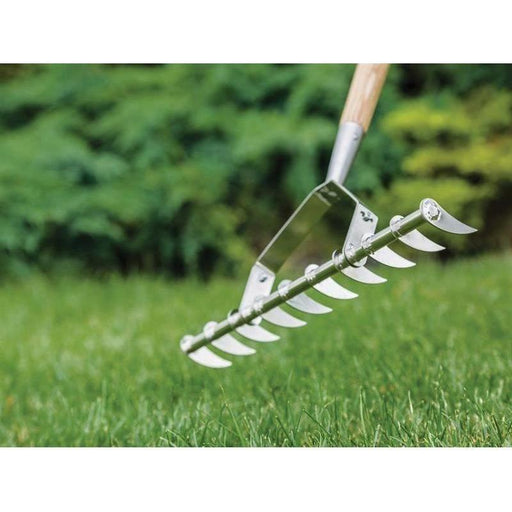 Kent & Stowe Stainless Steel Long Handled Scarifying Rake, FSC® Kent & Stowe - RockBottom Northampton