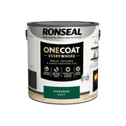 Ronseal One Coat Everywhere Interior Paint Evergreen Matt 2.5 litre Ronseal - RockBottom Nothampton