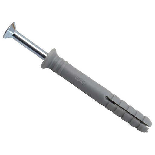 Masonmate® Nylon Hammer-In Fixing 8 x 60mm (100) MASONMATE® - RockBottom Northampton