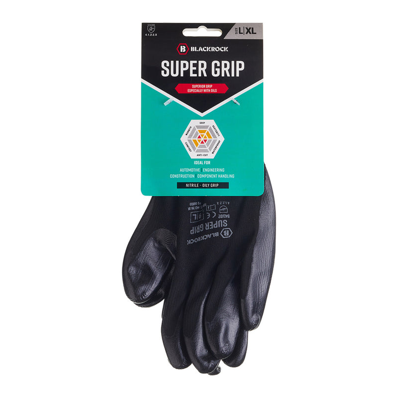 Blackrock Super Grip Gloves Pair (carded) - size 10/XL