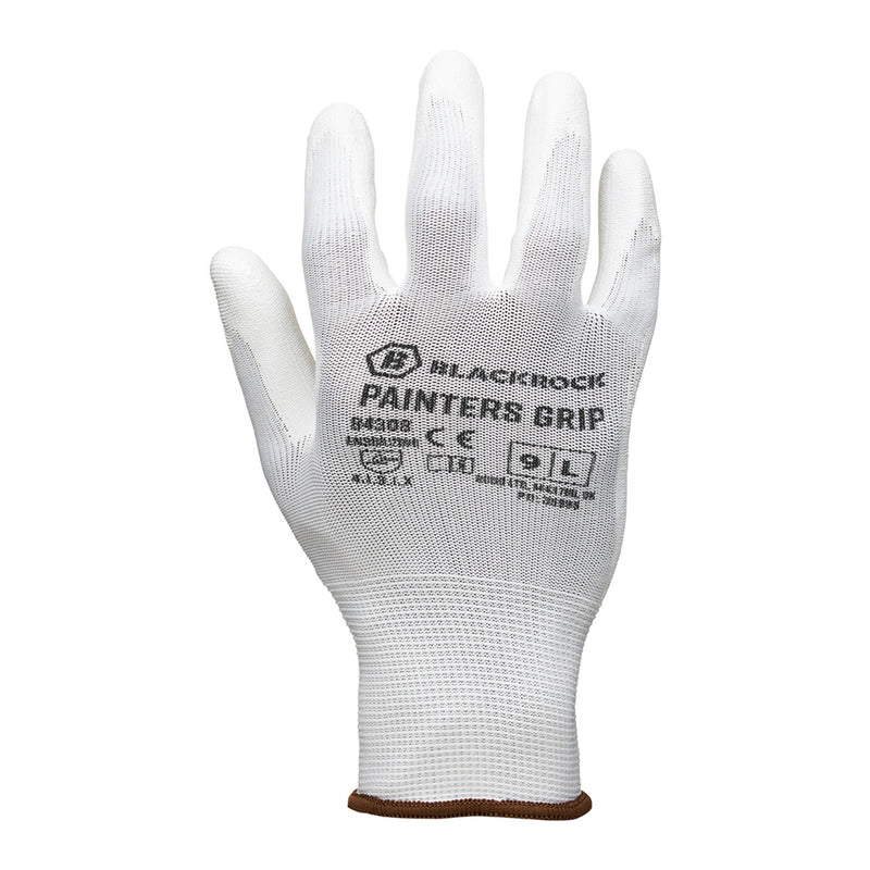 Blackrock Painter's Lightweight PU Gripper Gloves Pair (carded) - size 9/L