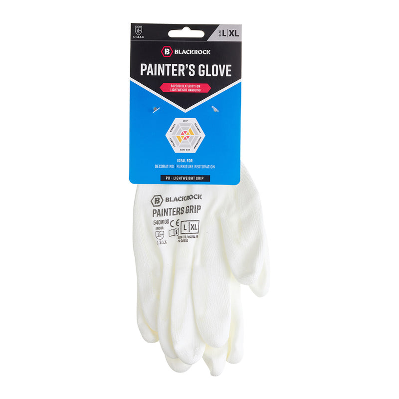 Blackrock Painter's Lightweight PU Gripper Gloves Pair (carded) - size 9/L