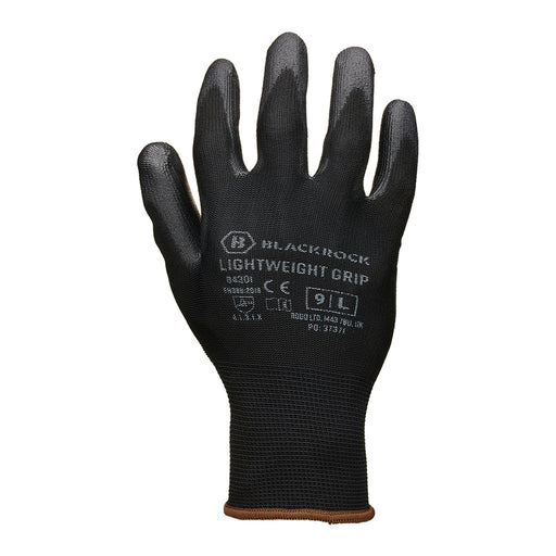 Blackrock Lightweight PU Gripper Gloves Pair (carded) - size 10/XL