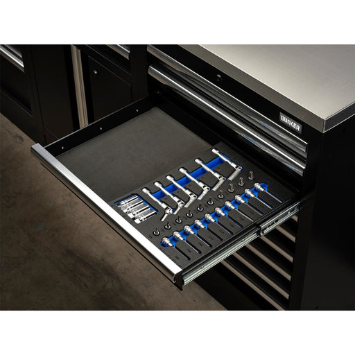 Draper Bunker Spark and Glow Plug Set in EVA Foam Inlay, 3/8" (20 Piece) Draper - Town Tools