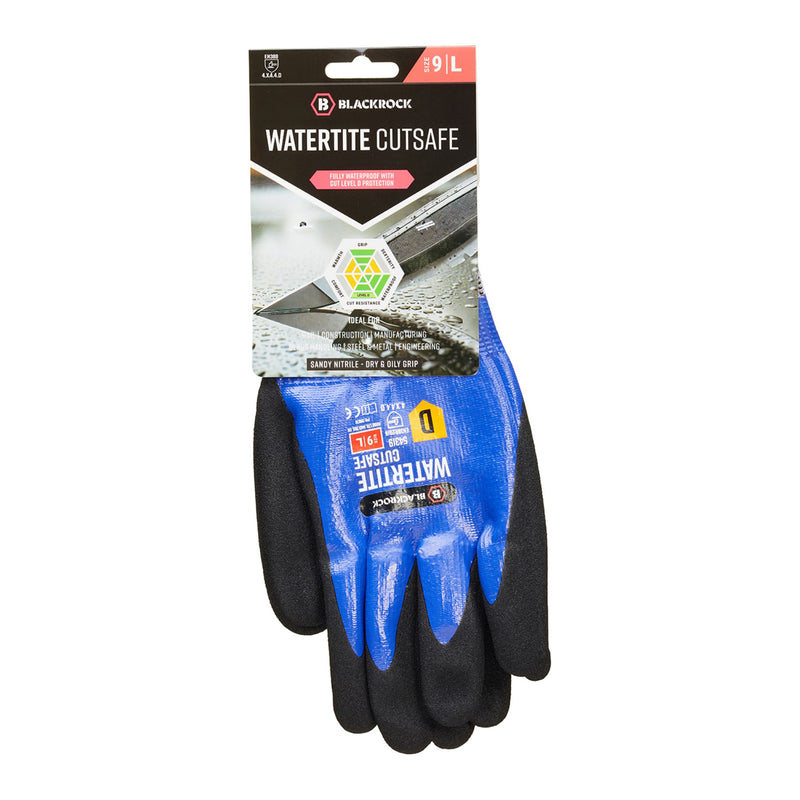 Blackrock Watertite Cutsafe Gloves Pair - size 9/L