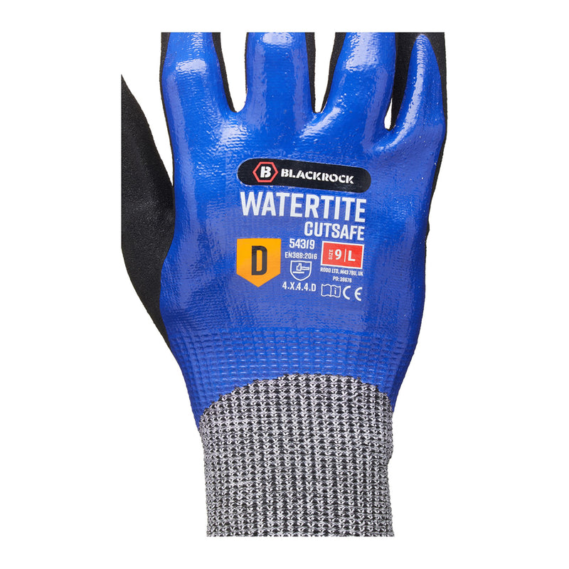 Blackrock Watertite Cutsafe Gloves Pair - size 9/L