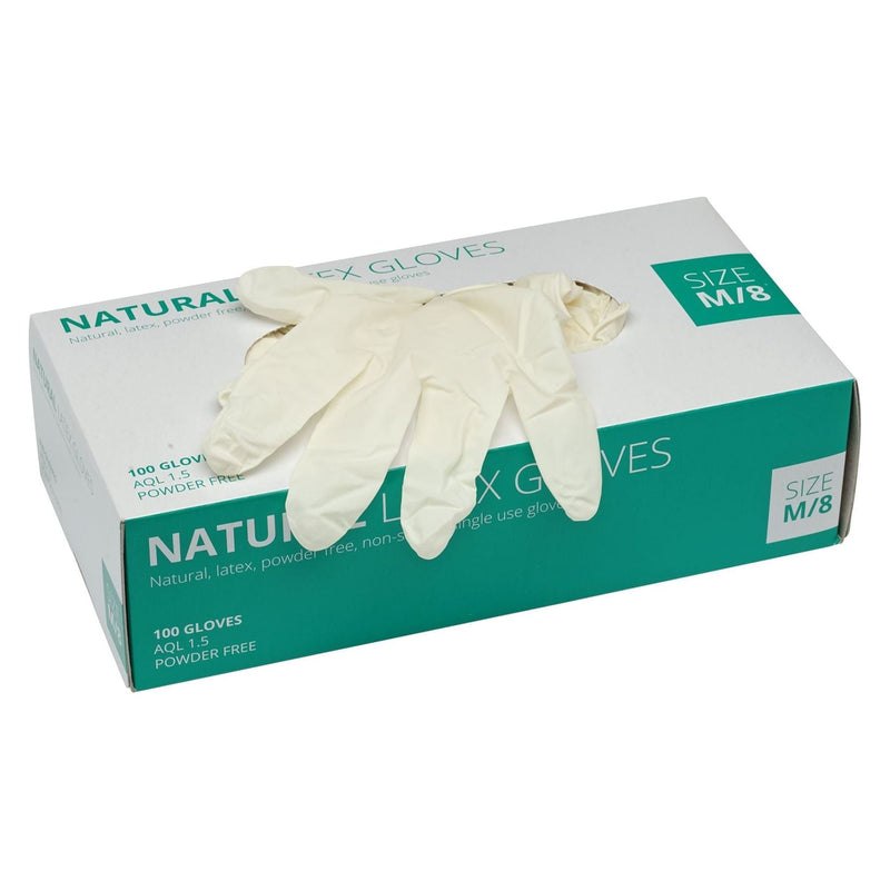 Draper Latex Gloves, Size Medium, White (Box of 100) 30929 Draper - Town Tools 