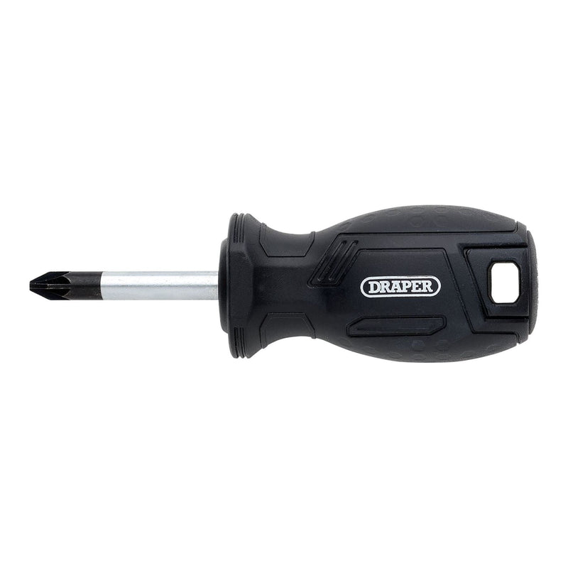 Draper Pozi Hard Grip Screwdriver, PZ2 x 38mm Draper - Town Tools