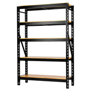 Bunker 22 Piece Modular 5 Tier Racking with Hardwood Shelving, 1500mm Draper - Town Tools
