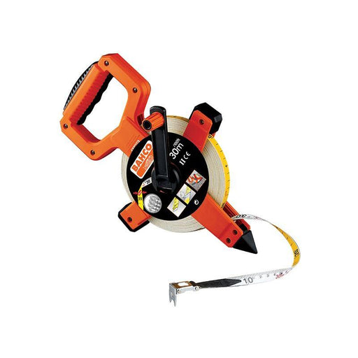 Bahco LTS Open Reel Fibreglass Tape 50m/165ft (Width 13mm) Bahco - RockBottom Northampton