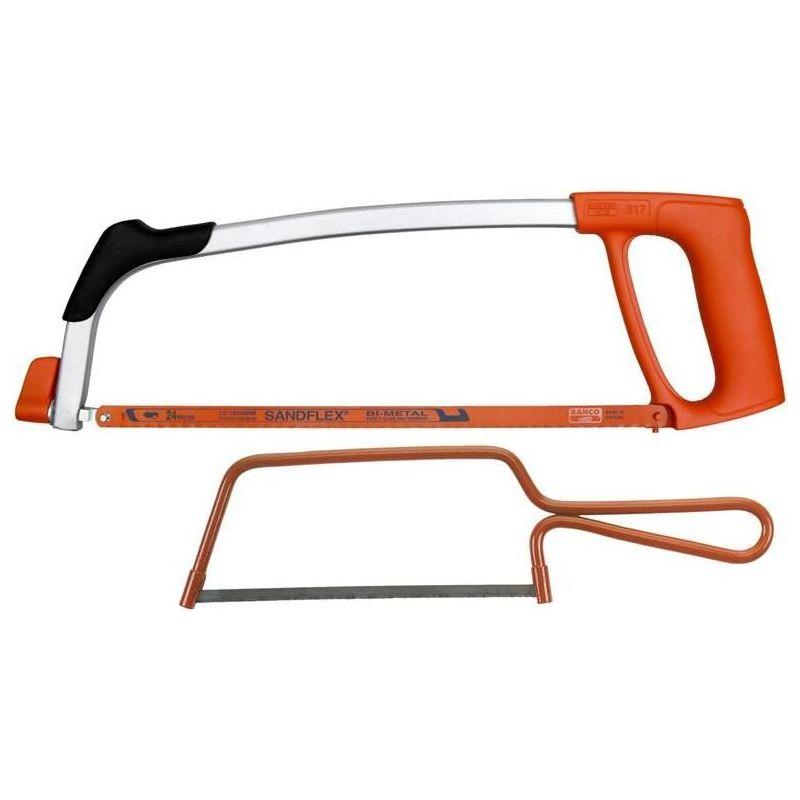 Bahco 317 Hacksaw 300mm with 239 Junior Saw 150mm (Pack of 10) Bahco - RockBottom Northampton