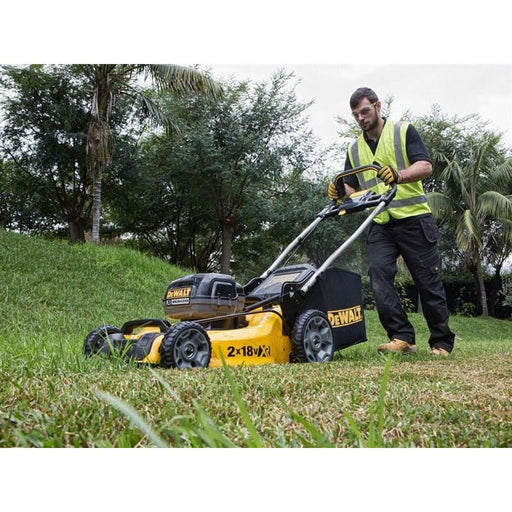 Dewalt Power Tools DCMW564P2 XR Brushless Lawnmower 18V 2 x 5.0Ah Li-ion DeWALT Power Tools - RockBottom Northampton