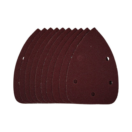 Draper Detail Sanding Sheets with Hook and Loop, 140mm, 80 Grit, SSD2 (Pack of 1 Draper - Town Tools 