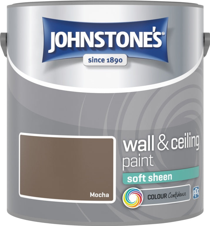 Johnstone's Wall & Ceiling Soft Sheen 2.5L Mocha