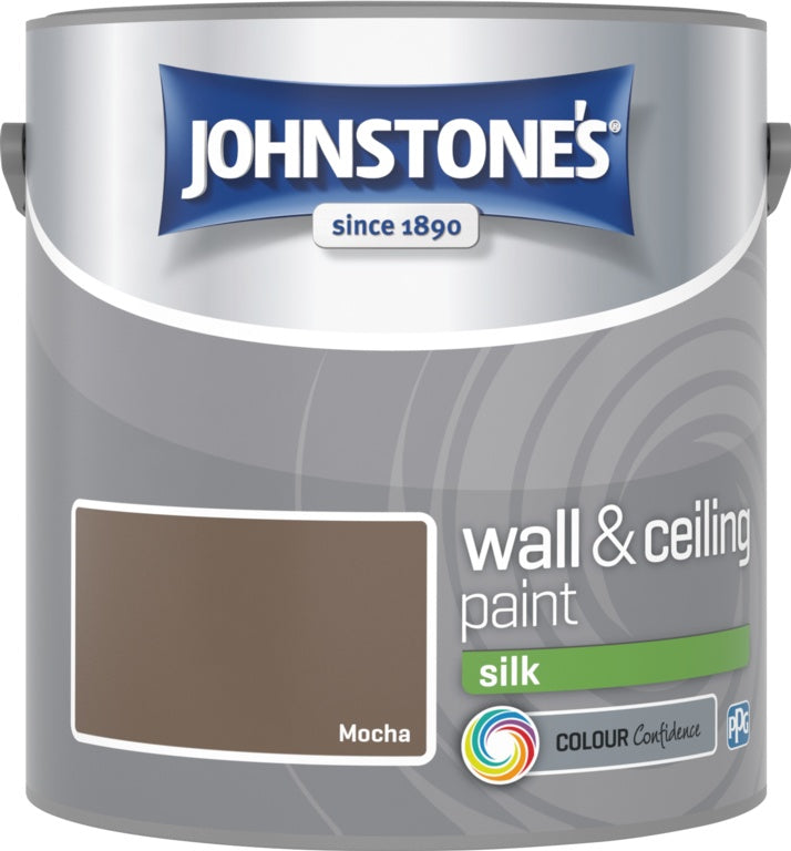 Johnstone's Wall & Ceiling Silk 2.5L Mocha