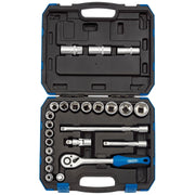 Draper Metric Socket Set, 1/2" Sq. Dr. (24 Piece) 16362 Draper - Town Tools 