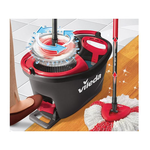 Vileda Turbo Spin Mop & Bucket Kit Vileda - RockBottom Northampton