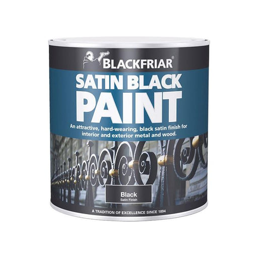 Blackfriar Satin Black Paint 125ml Blackfriar - RockBottom Northampton