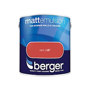 Berger Matt Emulsion Red Chilli 2.5L