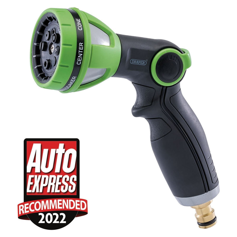 Draper 8 Pattern Spray Gun with Thumb Control 19722 Draper - Town Tools 