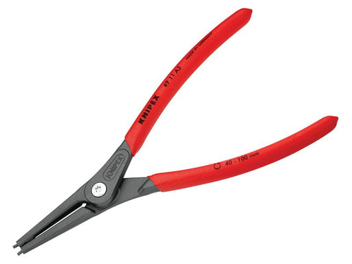 KNIPEX 49 11 A3 Precision Circlip Pliers External Straight 40-100mm
